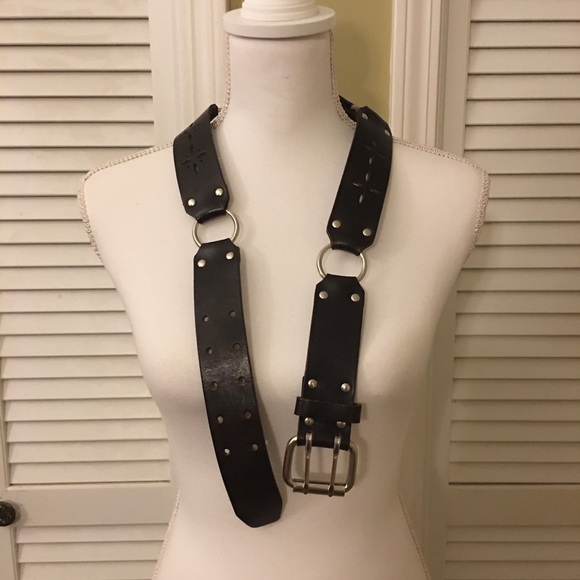 Hipwear Italian Leather Belt Size M Dark Brown - Picture 1 of 8